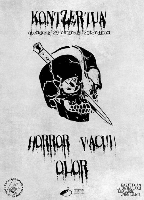 Musika: 'Horror Vacui' eta 'Olor'