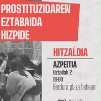 Hitzaldia: 'Prostituzioaren eztabaida hizpide'