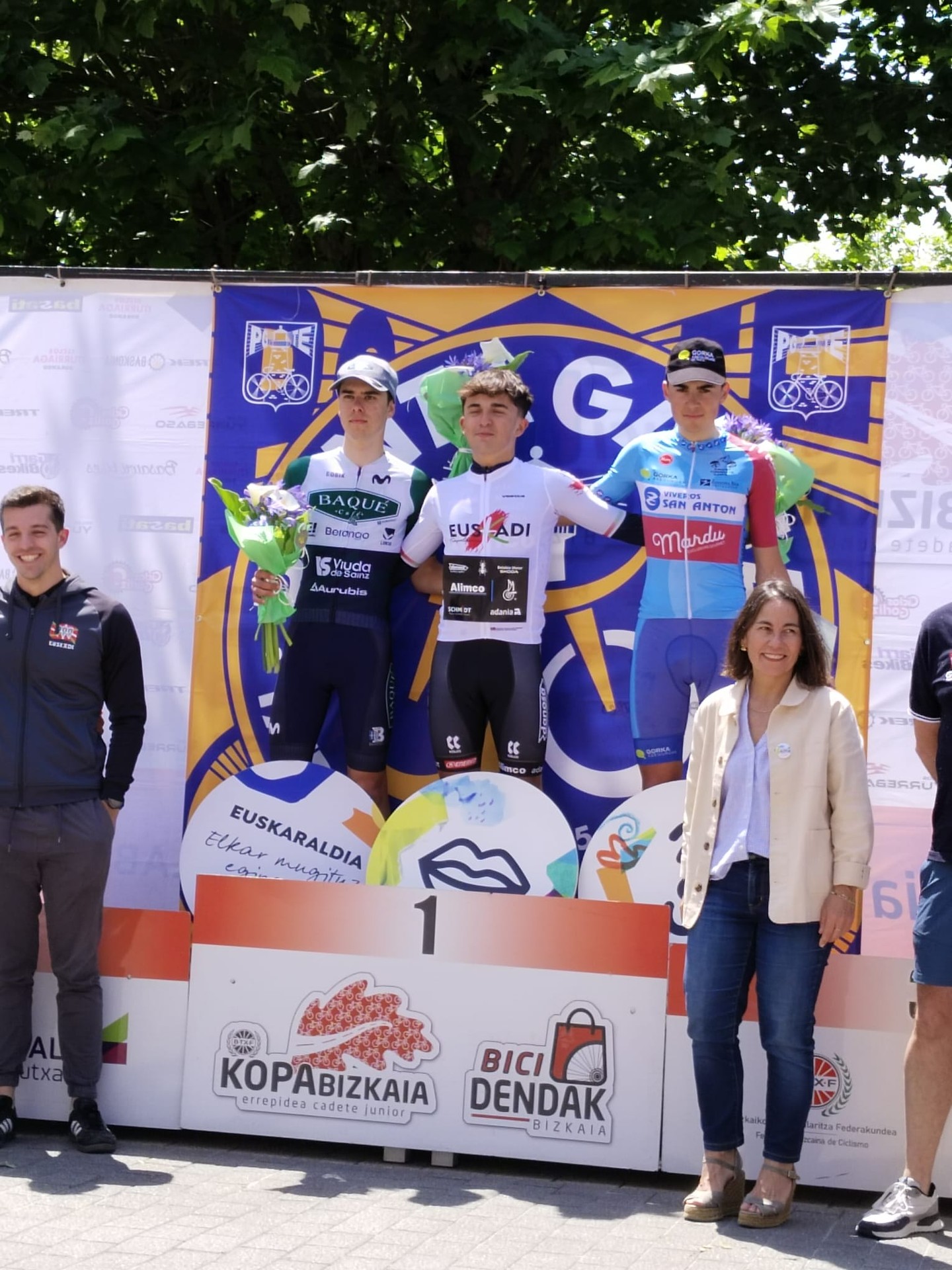 Beñat Sainz, Euskadiko txapelketako podiumean
