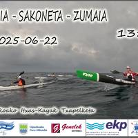 Zumaia-Sakoneta-Zumaia itsas kayak proba