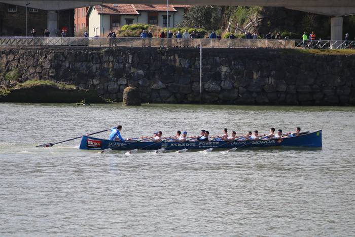 XII. San Pedroko Test Estropada jokatuko dute Zarautz Gesalaga Okelango hiru traineruk