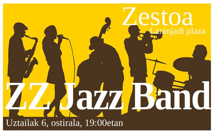 ZZ Jazz Band taldearen emanaldia izango da ostiralean Zestoan