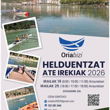 Ate irekiak: aisialdiko arrauna probatzeko saioa