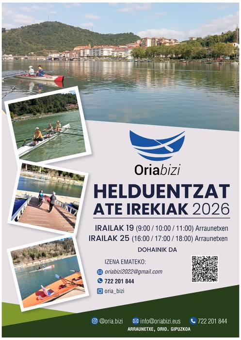 Ate irekiak: aisialdiko arrauna probatzeko saioa