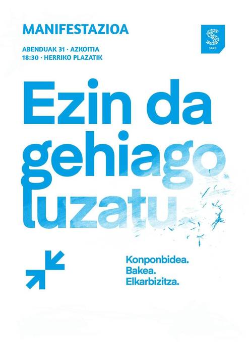 Presoen eskubideen aldeko manifestazioa