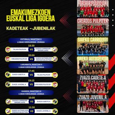 Eskubaloia: emakumeen Euskal Ligarako igoera