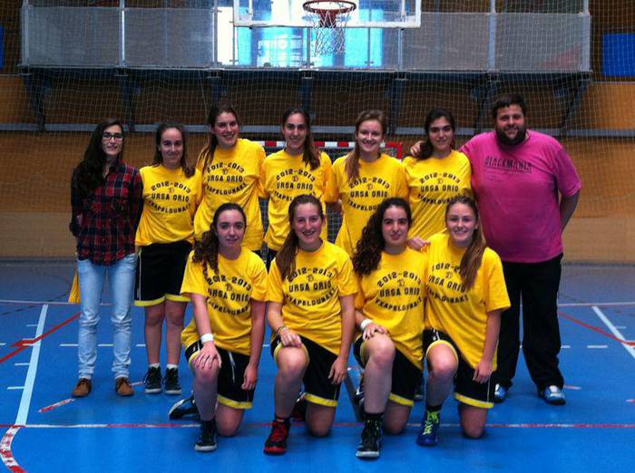 Orioko junior saskibaloi taldeak Gipuzkoako partaidetza liga irabazi du
