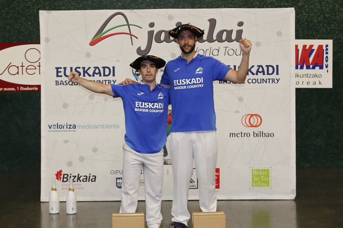 Hondarribiko final handian izango da gaur Lopez zesta-puntista zumaiarra