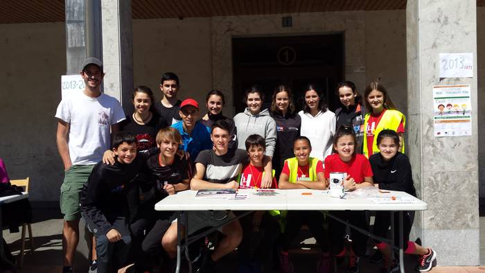 Denboraldi berriari ekiteko prest dago Azkoiti-Azpeitiko Xeye atletismo taldea