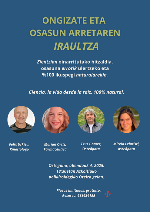 Hitzaldia: 'Ongizatearen eta osasun arretaren iraultza'