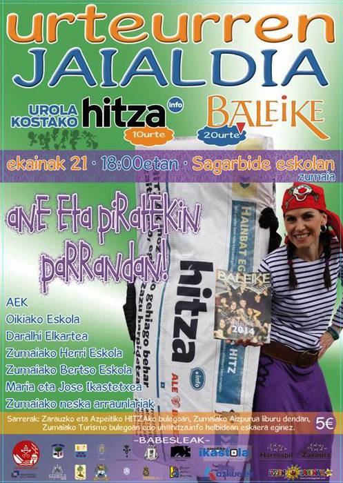 Zatoz ‘Ane pirata’-rekin dantzatzera