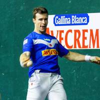 Jaialdia: pilotari profesionalen eskuz binakako txapelketako partidak