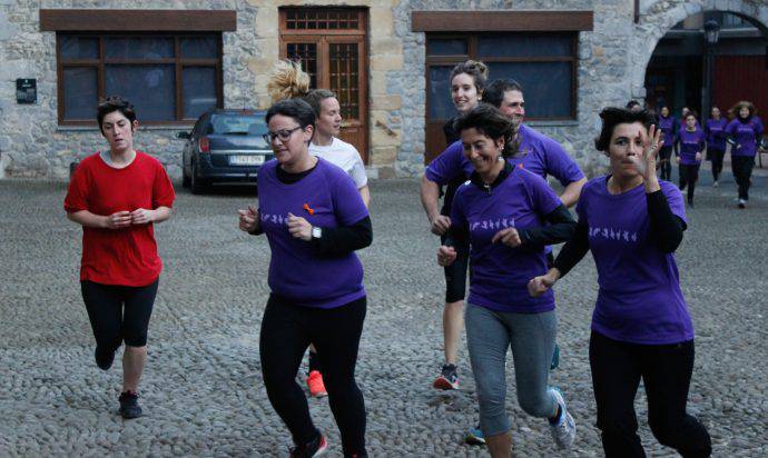 Nerea Amilibia eta Amets Aranberri nagusi Zestoako San Silvestre proban