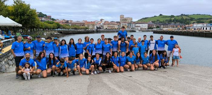 Denboraldiko lehenengo erronka dute bihar Itxas Gaineko kideek