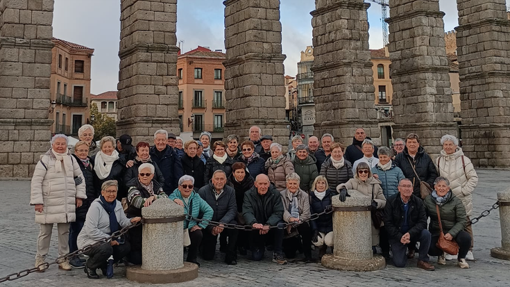 Asteburu pasa ederra egin dute jubilatuek Segovia aldean
