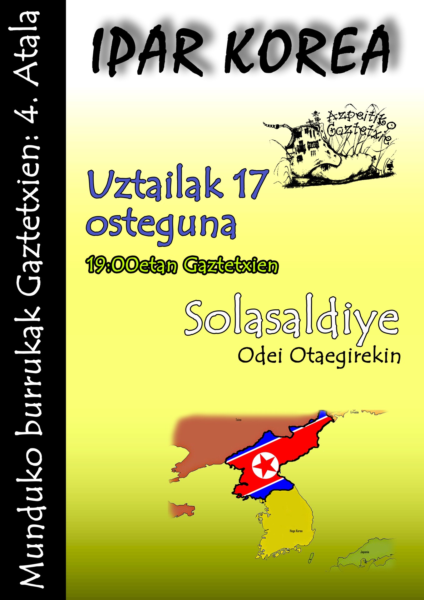 Ipar Korearen inguruko solasaldia ostegunean