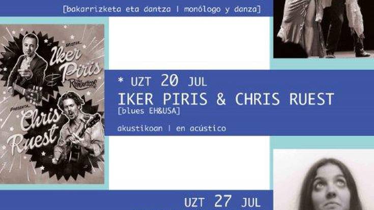 Iker Piris eta Chris Ruesten kontzertua gaur Tximistan