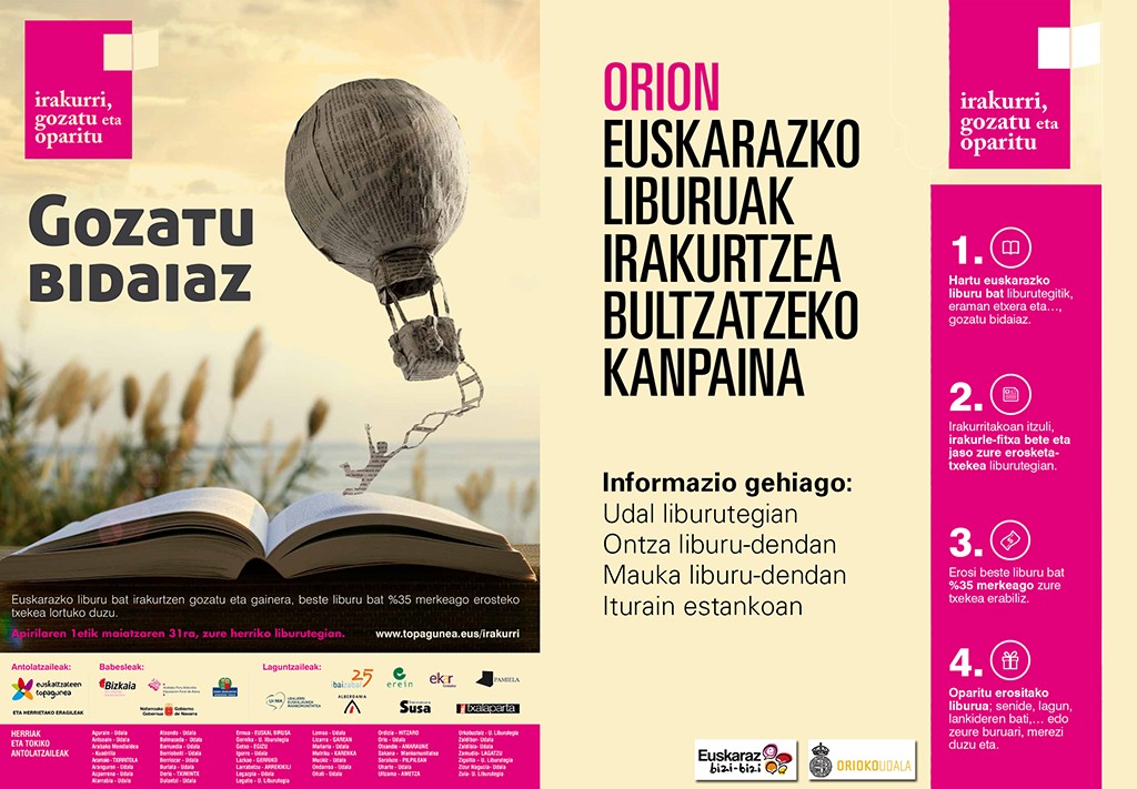 Irakurri, gozatu eta oparitu kanpaina