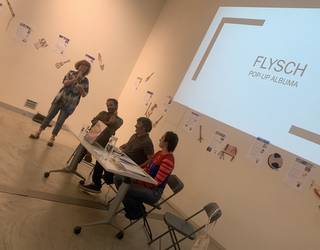 Oxford aretoa bete egin da Irene Iruretaren 'Flysch pop-up albuma' liburuaren aurkezpenean