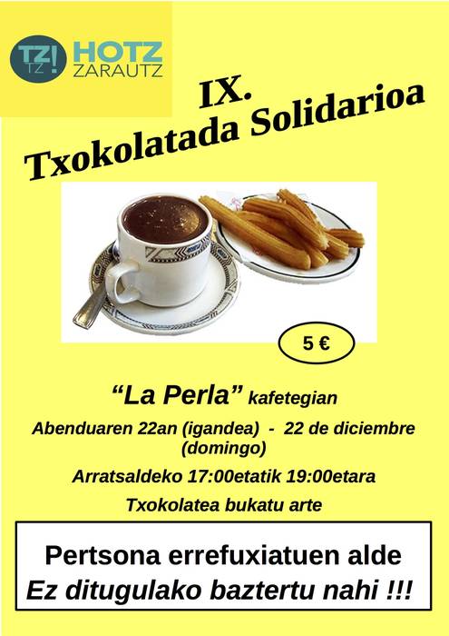 IX. Txokolatada Solidarioa