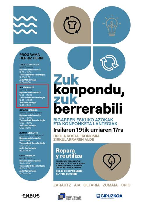 'Zuk konpondu, zuk berrerabili' kanpaina, Orion