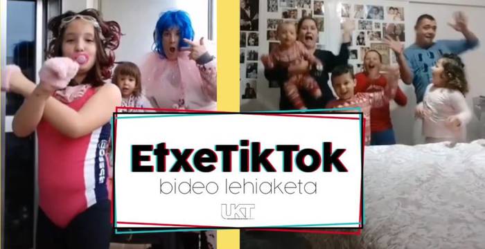 Martxan da etxeko txikiei zuzendutako Etxetiktok bideo lehiaketa