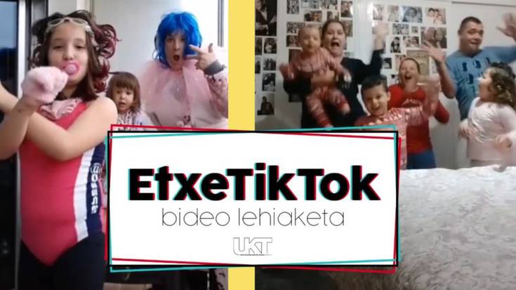 Martxan da etxeko txikiei zuzendutako Etxetiktok bideo lehiaketa