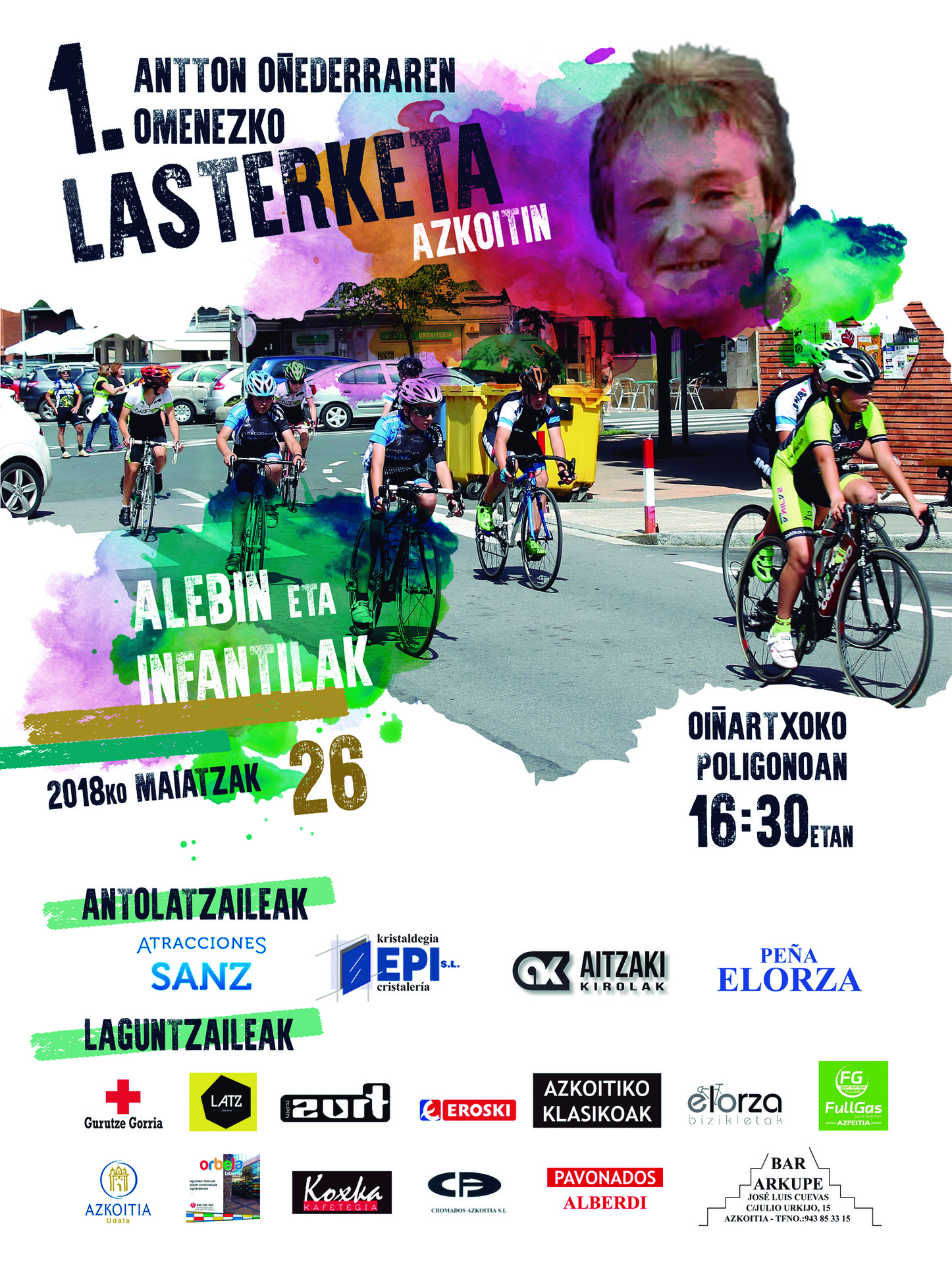 Antton Oñederraren Omenezko I. Lasterketa egingo dute zapatuan