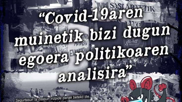 Hitzaldia: 'COVID-19aren muinetik bizi dugun egoera politikoaren analisira'