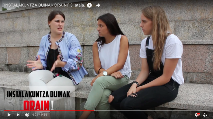 Bideoa: Triatloi taldeko kideen eta sorosleen iritzia jaso du Instalakuntza Duinak Orain taldeak