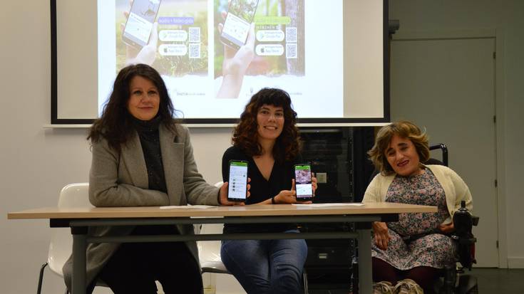 Irisgarritasun unibertsala oinarri duen aplikazioa aurkeztu du Eraztun Berde Urdinak