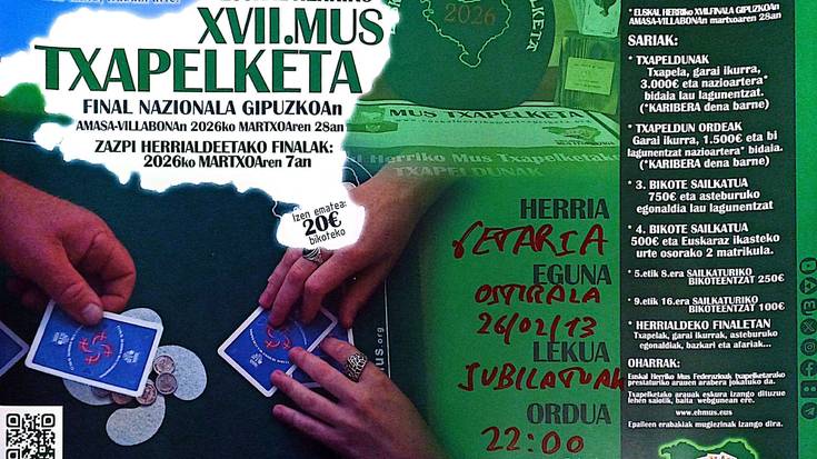 Euskal Herriko XVII. Mus Txapelketako kanporaketa