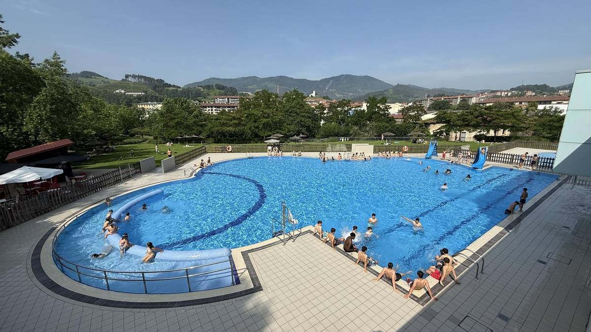 Zabaldu dituzte Ugarteigarango estali gabeko igerilekuak