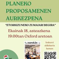 EAJren hirigintza planeko proposamenen aurkezpena