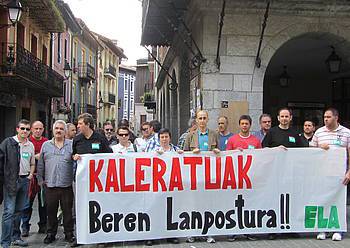 Kale garbitzaileen kaleratzeen gaineko epaia ELAren aldekoa izan da