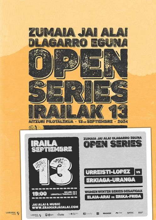 Zumaia Jai Alai Olagarro Eguna Open Series