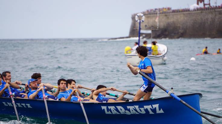 Enbata aurrena irtengo da Kontxako Banderako sailkatze estropadan