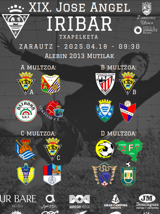 Txapelketa: XIX. Jose Angel Iribar Futbol Txapelketa