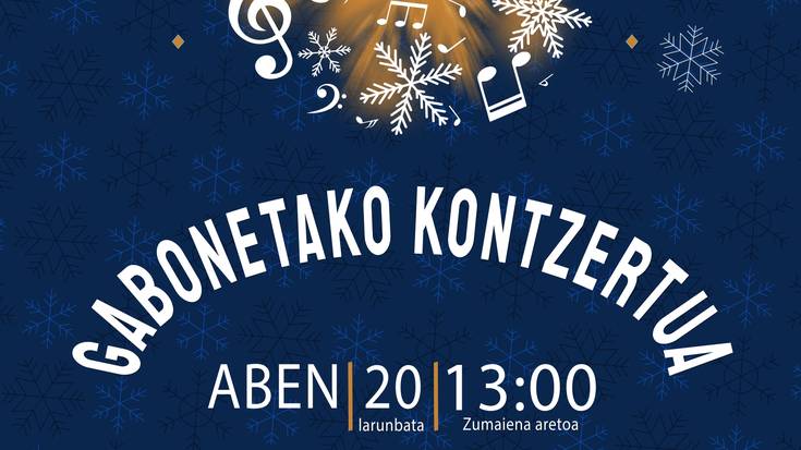 Zumaiako Musika Bandaren Gabonetako kontzertua