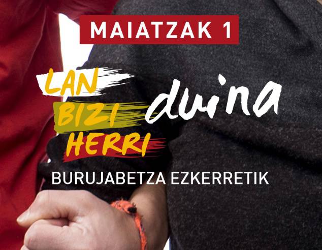 Urola Kostako LABek Zumaian deitu du Maiatzaren 1eko manifestazioa