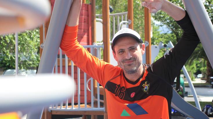 "Berriro ere atezain sentitu naiz, kategorian lehiatzeko balekoa"