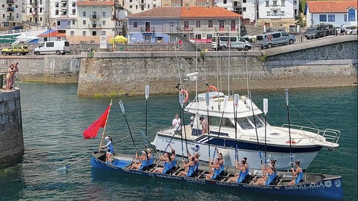 Elantxobeko Andran I. Ikurriña, Zarautzera