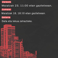Etxebizitza arazoaz solasaldia