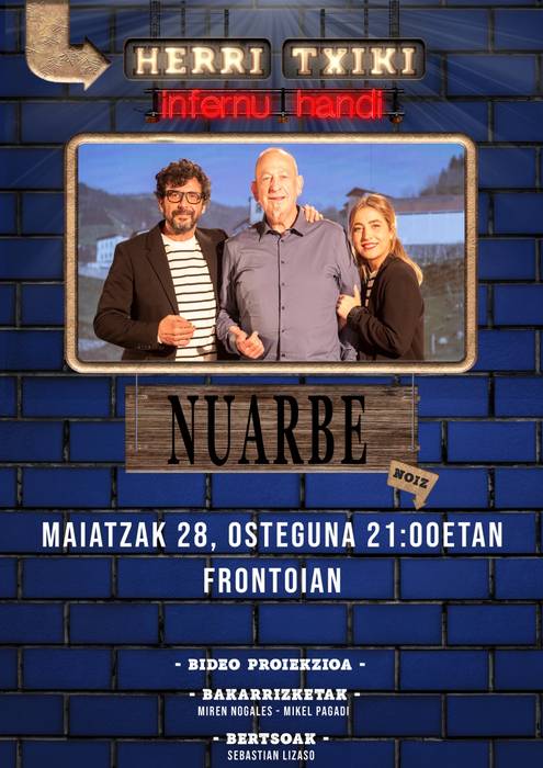 'Herri Txiki infernu handi' saioaren Nuarbeko proiekzioa