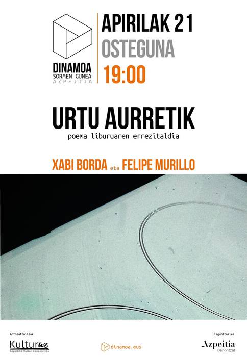 'Urtu aurretik' poema liburuaren aurkezpena