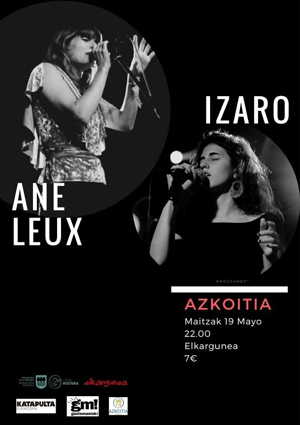 Ane Leux eta Izaro ikusteko sarrerak zozkatuko ditu Maxixatzenek