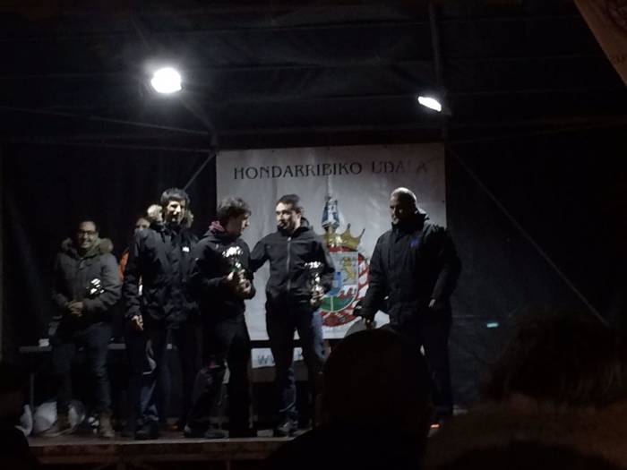 Iban Ibarreta azpeitiarra eta Unai Antia oikiarra bigarren, Hondarribiako rallysprintean
