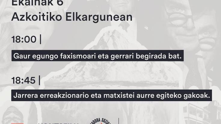 Jardunaldiak: 'Faxismoari aurre egin!'