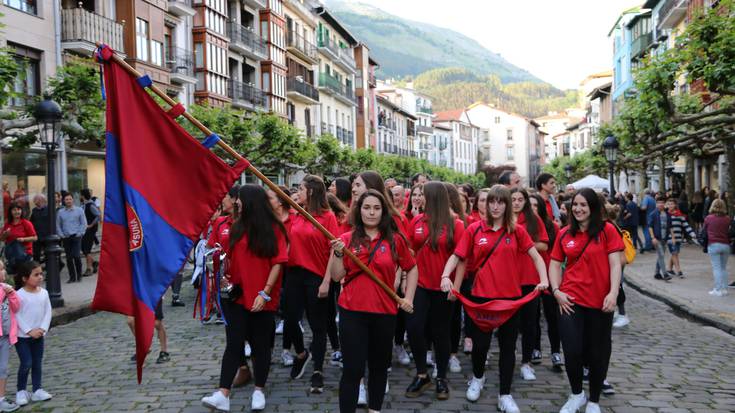 Emakumezkoen Euskal Ligara lortutako igoera, bideoan