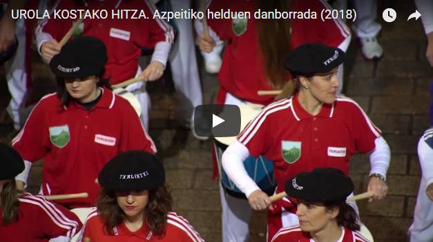 BIDEOA: Azpeitiko San Sebastian bezperako danborradaren laburpena